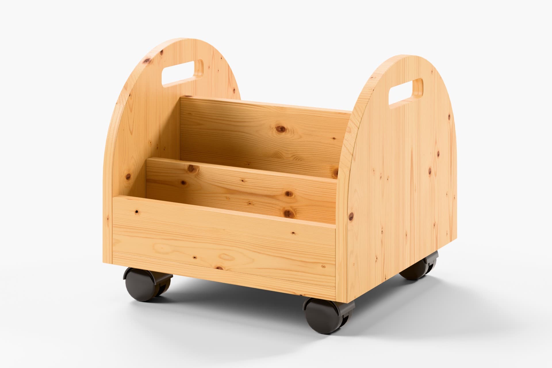 Kinder Bücherkiste mit Rollen